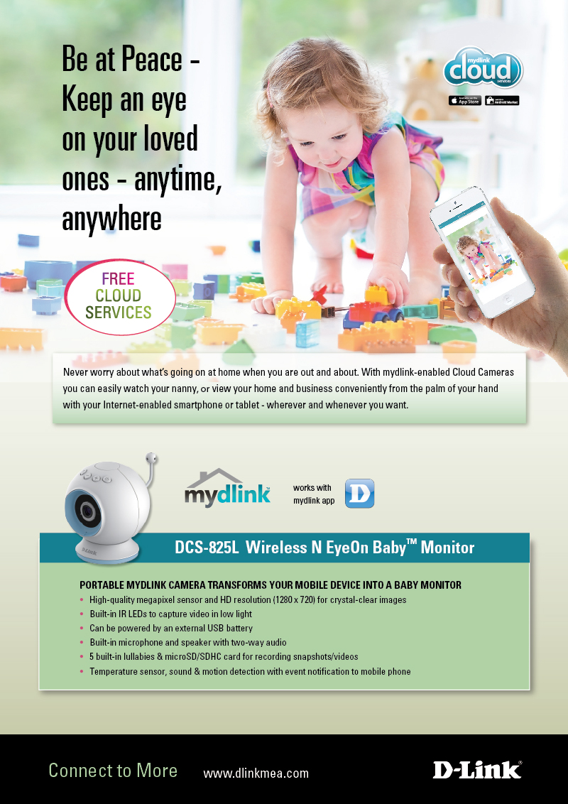 Be at Peace with D-Link's Eye on Baby Monitor